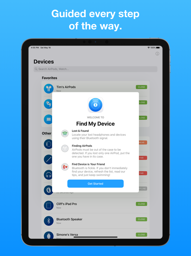 Find My Bluetooth Device Screenshot
