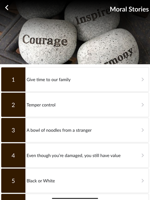 Best Inspirational Stories iPad screenshot 4 - Book app