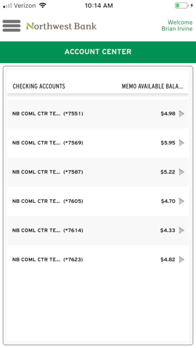 Northwest Bank Commercial Screenshot