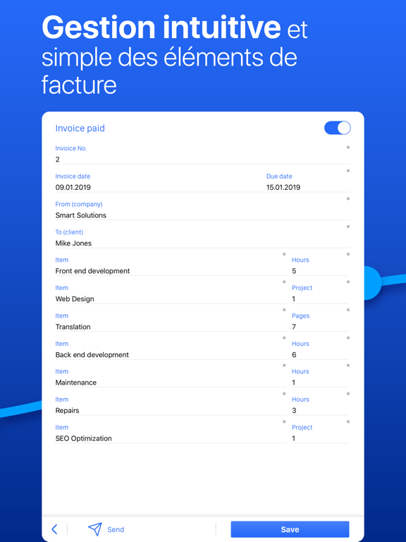 Screenshot #6 pour Modèle Facture & Facturacion