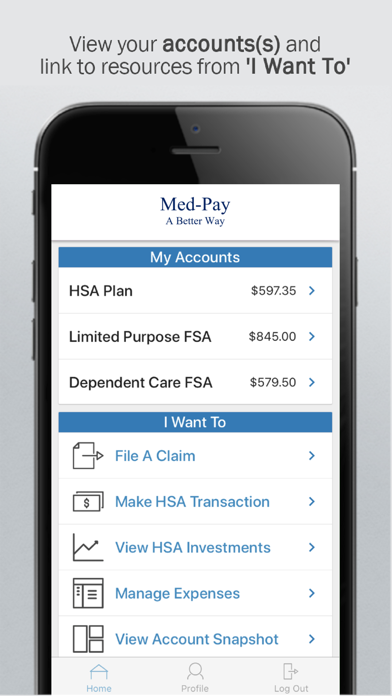 Med-Pay Flex Mobile Screenshot