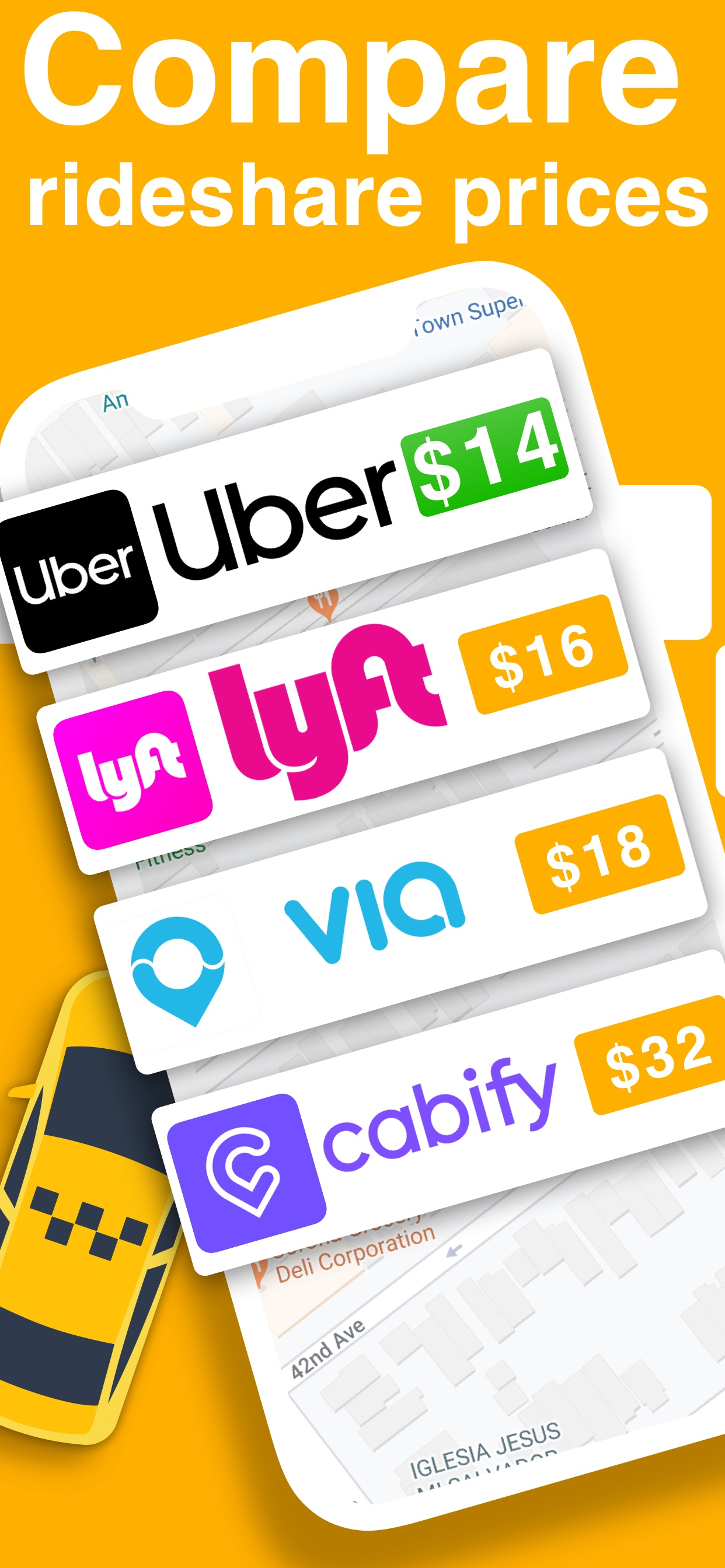 All Taxis: compare ride prices