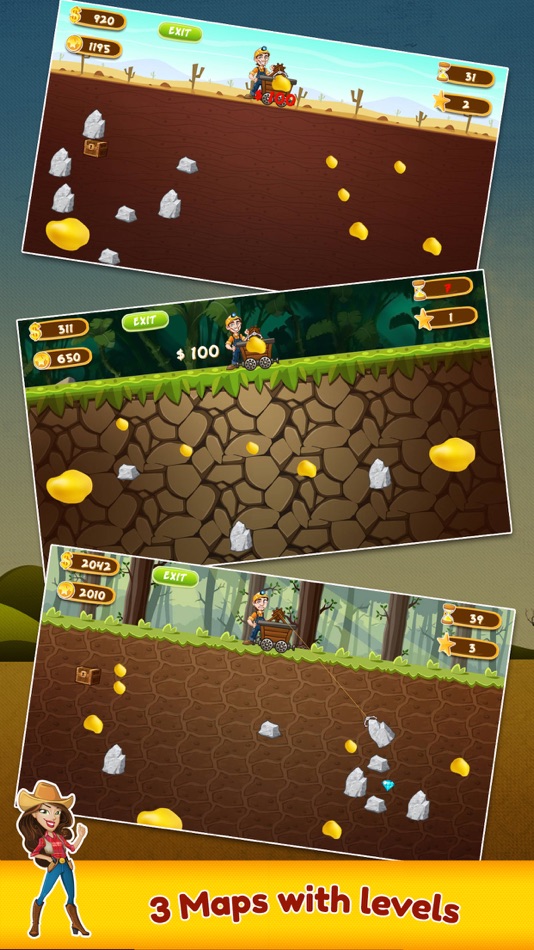 #3. Gold Miner: Classic Game (iOS) 由: Thuong Dinh
