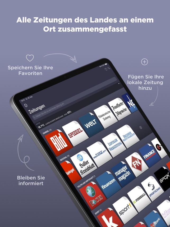 Zeitungen Deutschland im App Store