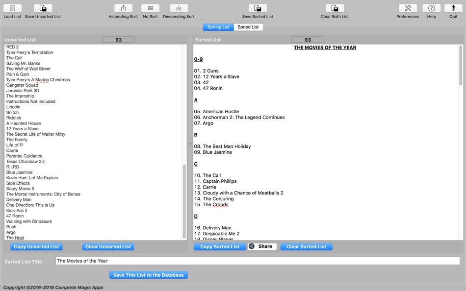 Magic Sort List - 3.6.8 - (macOS)