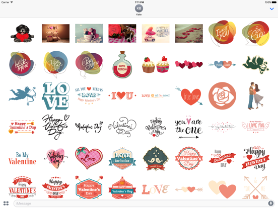 Screenshot #4 pour Valentine's Day - Stickers