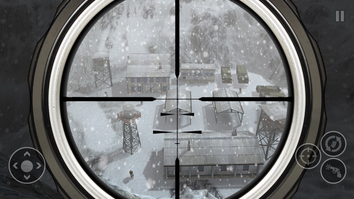 Snow Army Sniper Shooting War