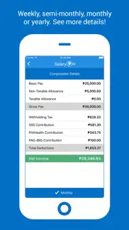 salary ph - salary calculator iphone bildschirmfoto 2