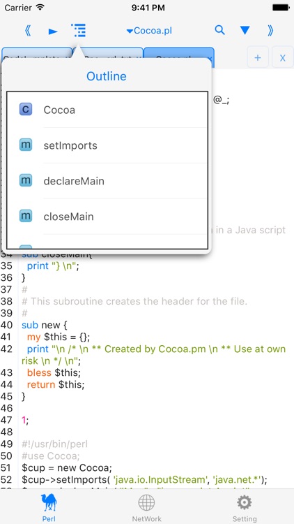 perli-run code,autocomplete,we