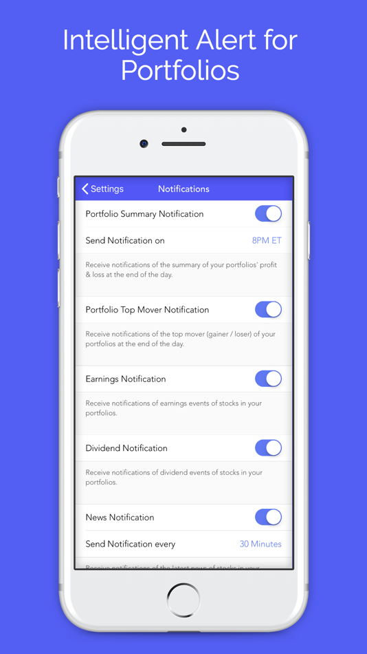#5. Active Portfolio with Alerts (iOS) 由: Mobile Interactive LLC
