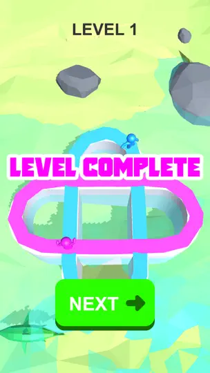 Paint Run 3D Color Path iPhone Screenshot 3