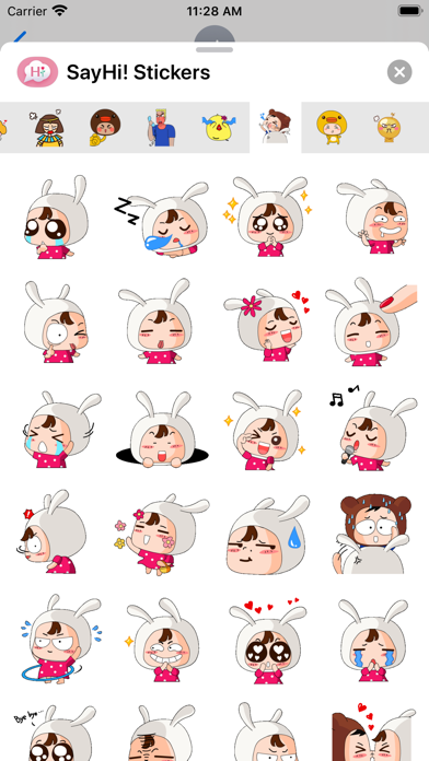 Screenshot #1 pour SayHi Stickers