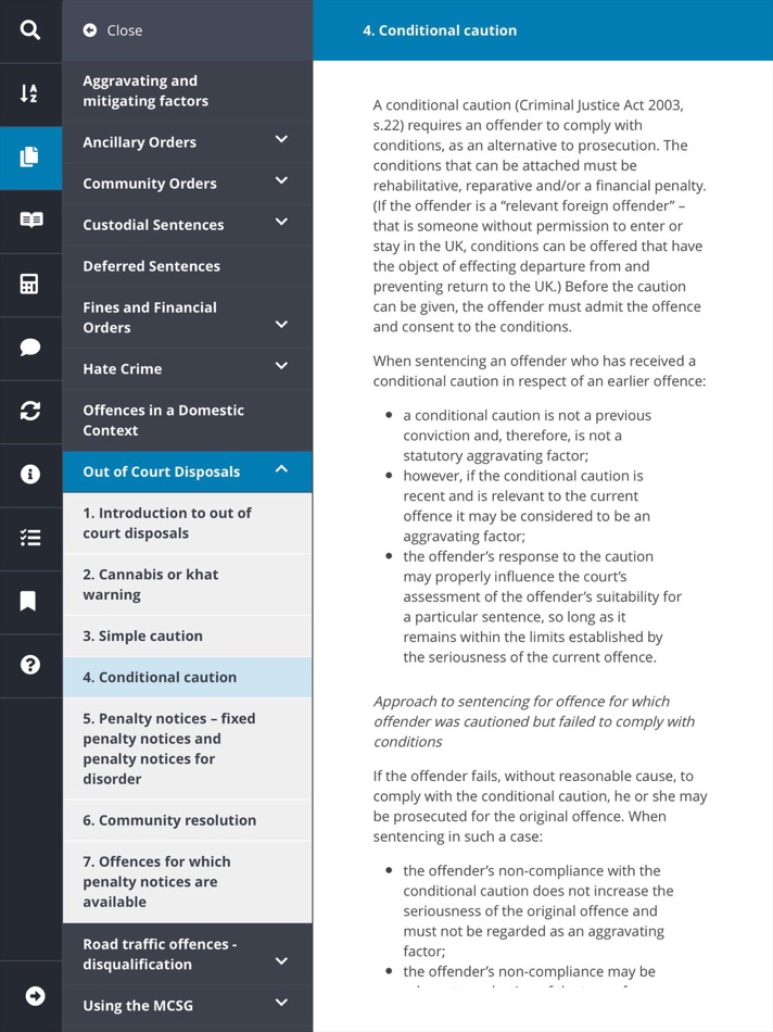 #2. Sentencing Guidelines (iOS) By: Sentencing Council