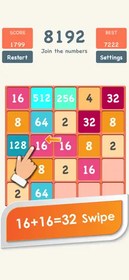 Game screenshot Classic 2048 puzzle game handy hack