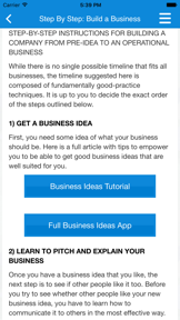 Business Plan & Start screenshot