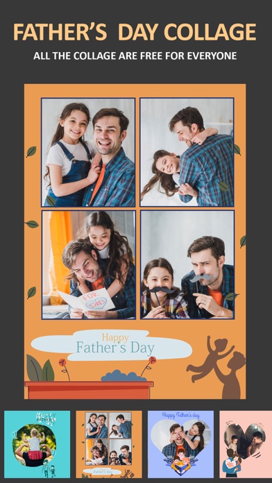 Father's Day Photo Frames Wish Screenshot