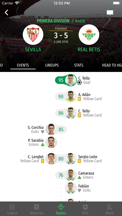 Real Betis Balompié Screenshot