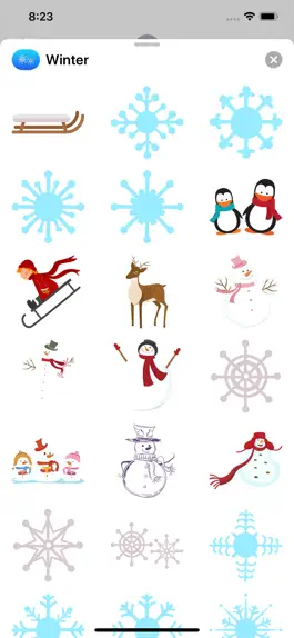 Game screenshot Winter Stickers Pack mod apk