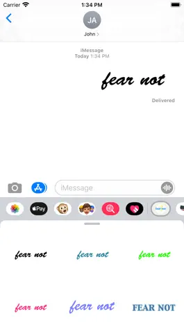 Game screenshot fear not stickers mod apk