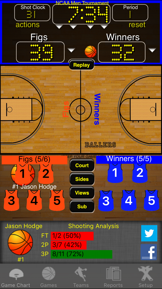 Ballers Basketball Stats - 7.4 - (iOS)