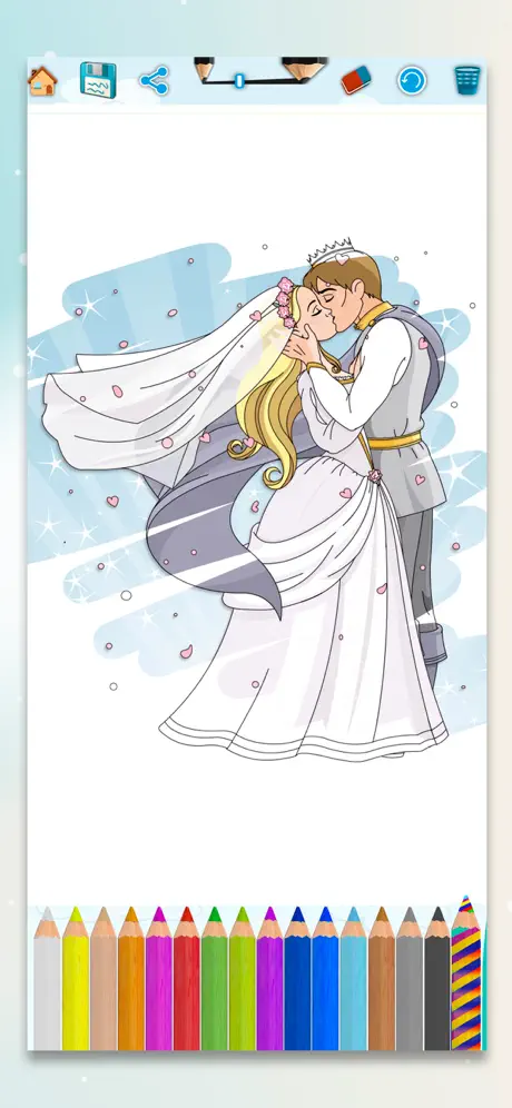 Magic Princess Coloring Books