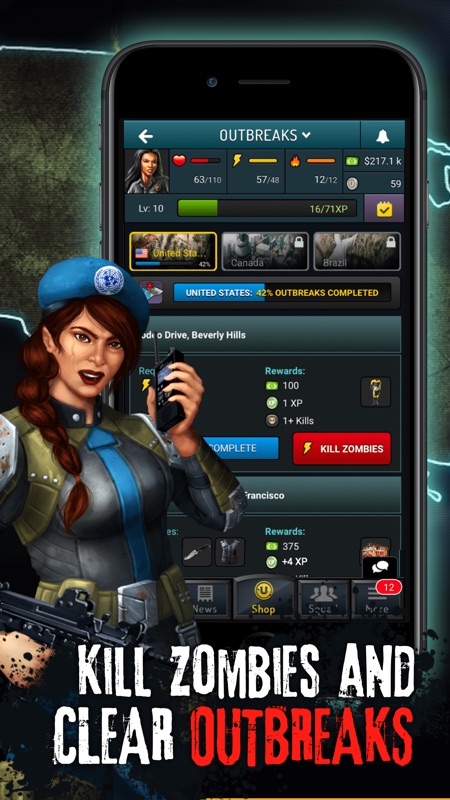 Zombie Slayer: Apocalypse Game screenshot 1