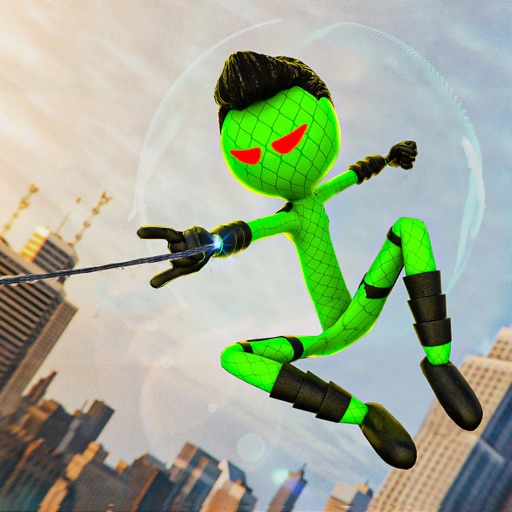 Stick Man Fight Rope Hero Game iOS App