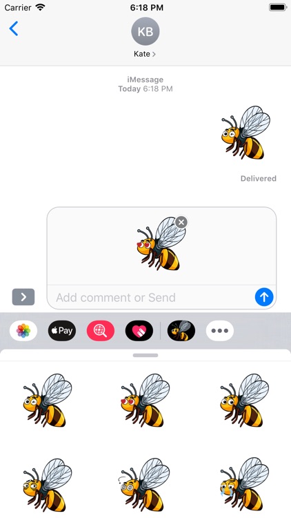 Bee Feeling Sticker