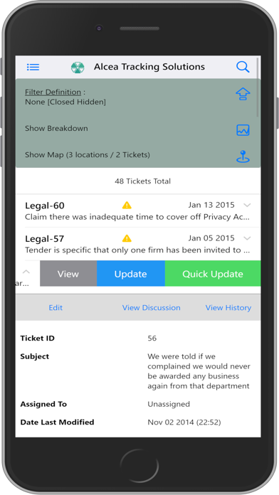 Screenshot #3 pour Alcea Mobile App