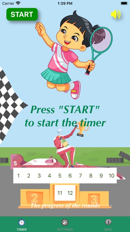 Timer to help with fitness