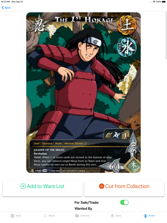 Screenshot #6 pour Card Collector: Naruto Edition
