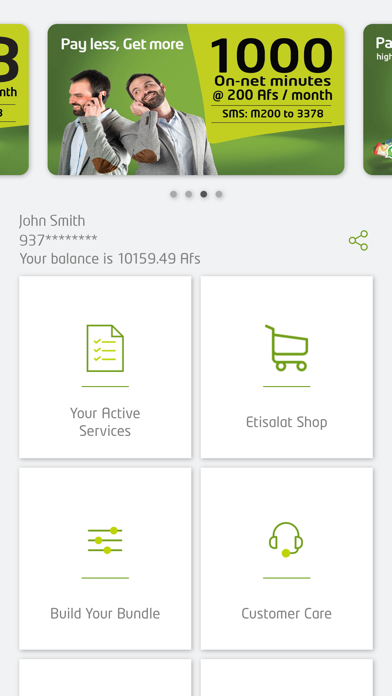 My Etisalat AFG screenshot 2