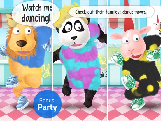 Animal Hair Salon: Silly Billy iPad screenshot 5 - Entertainment app