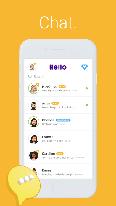 Screenshot #2 pour Hello - Talk, Chat & Meet