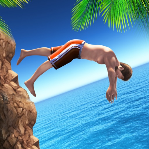 Cliff Diving 3D Jumping Sports Icon