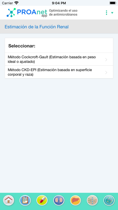 PROAnet app iPhone screenshot 6 - Medical app
