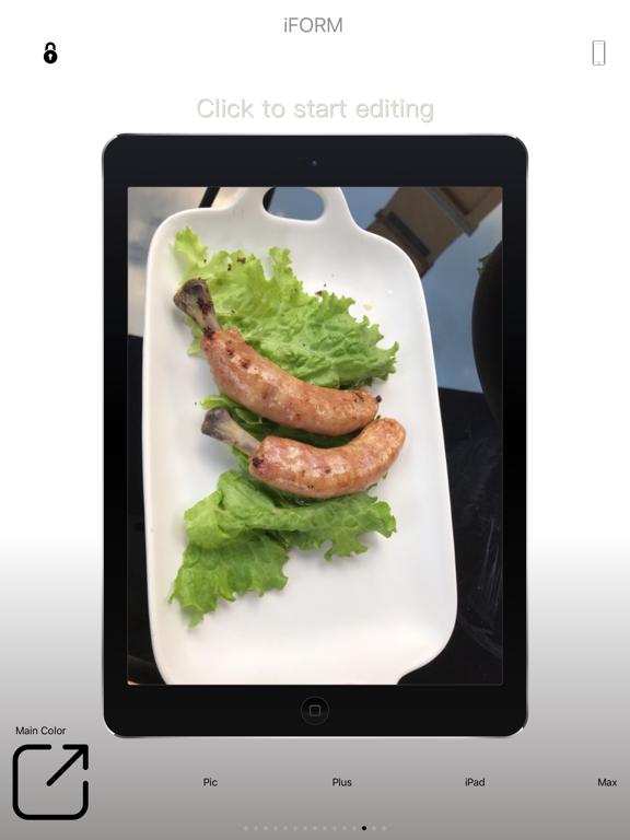 iForm - App Preview Tool iPad screenshot