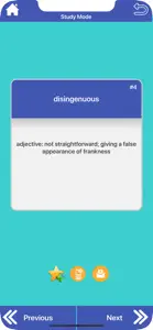 GRE : Vocabulary Flashcards screenshot #3 for iPhone