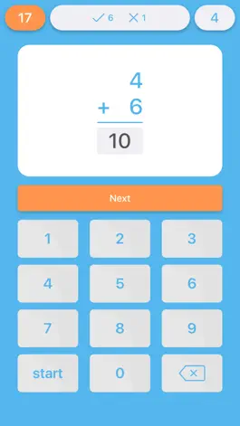 Game screenshot Addition Flash Cards Quiz apk