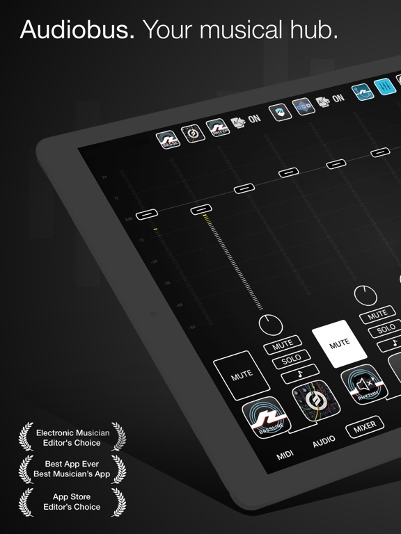Screenshot #1 for Audiobus: Mixer for music apps
