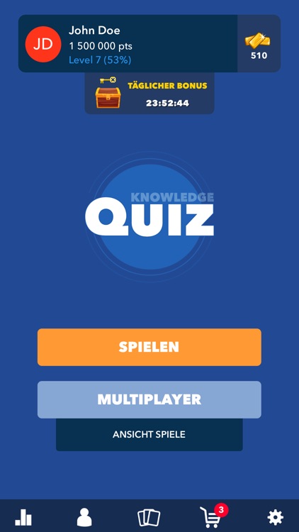 Wissens Quizspiel Deutsch