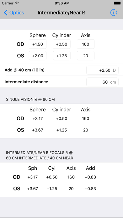 Optics Clinical Calculatorのおすすめ画像3