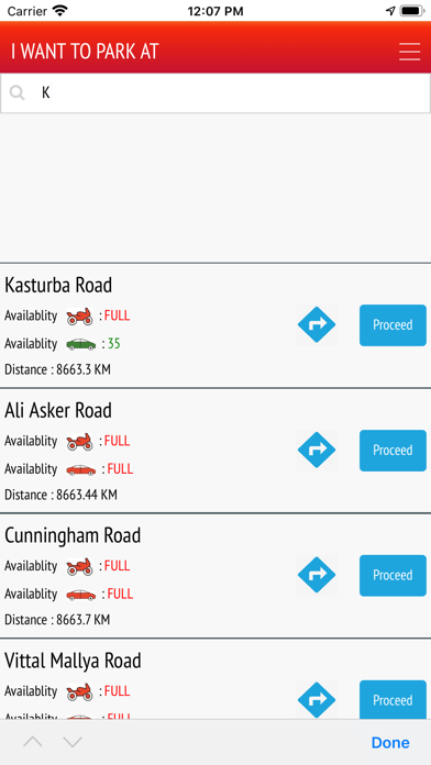 Namma Bengaluru Smart Parking Screenshot