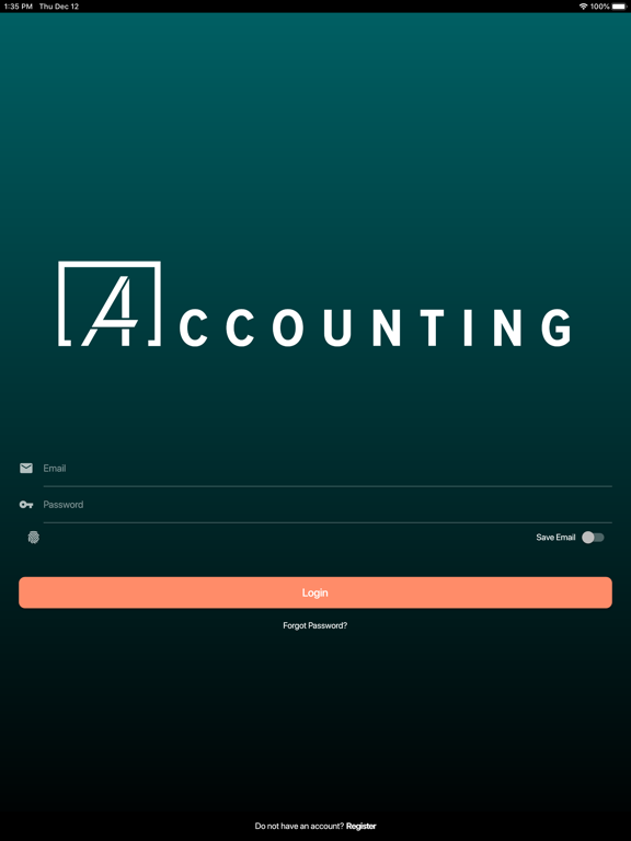 4ccounting iPad screenshot 1 - Business app