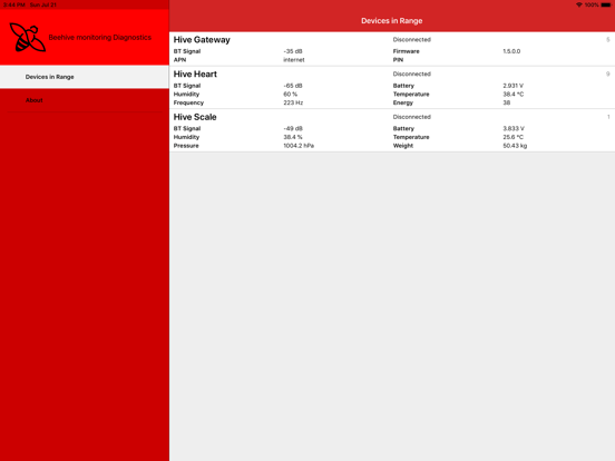 Screenshot #4 pour Bee hive monitoring diag