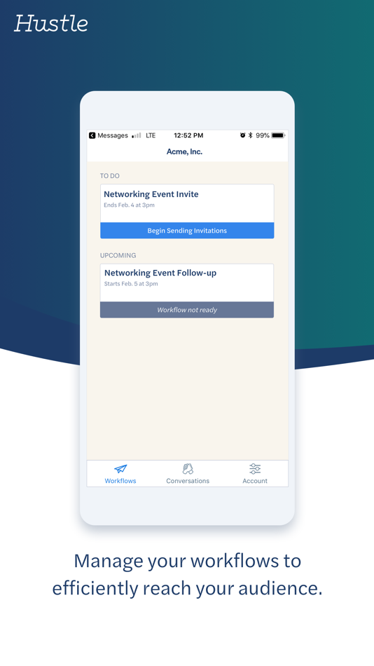 #1. Hustle: P2P texting at scale (iOS) 来自: Hustle, Inc.