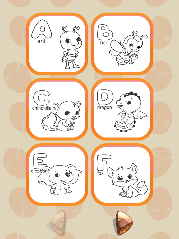 ABC Animals Phonics Coloring iPad screenshot