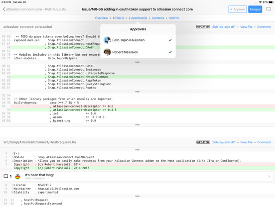 Screenshot #5 pour Code Review - Pull Requests