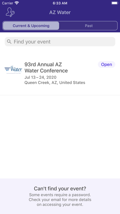 How to cancel & delete AZ Water Association Events from iphone & ipad 2