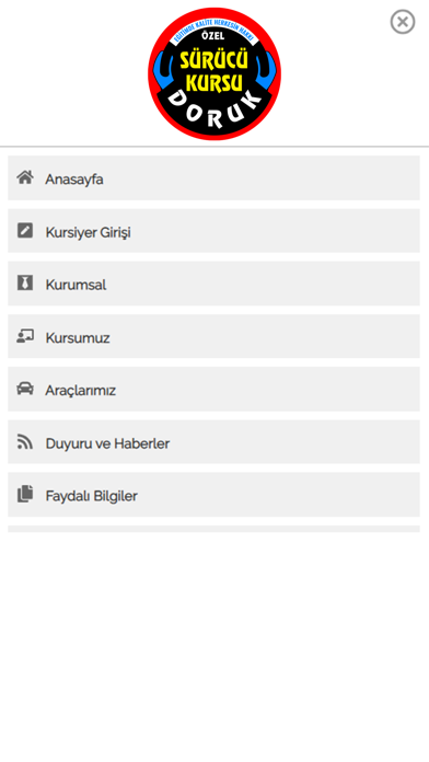 Screenshot #2 pour Mersin Doruk Sürücü Kursu